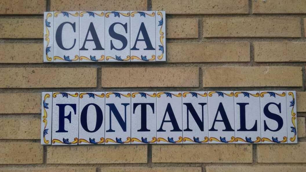 Casa Fontanals Villa Pla del Panadés Eksteriør billede